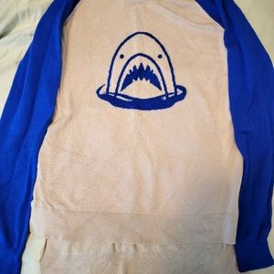 Women's long sleeve shark sweater